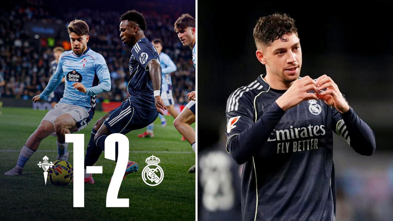 西甲：皇马客场2-1击败塞尔塔，止住两连败。
琼阿梅尼打入联赛首球，巴尔韦德绝杀