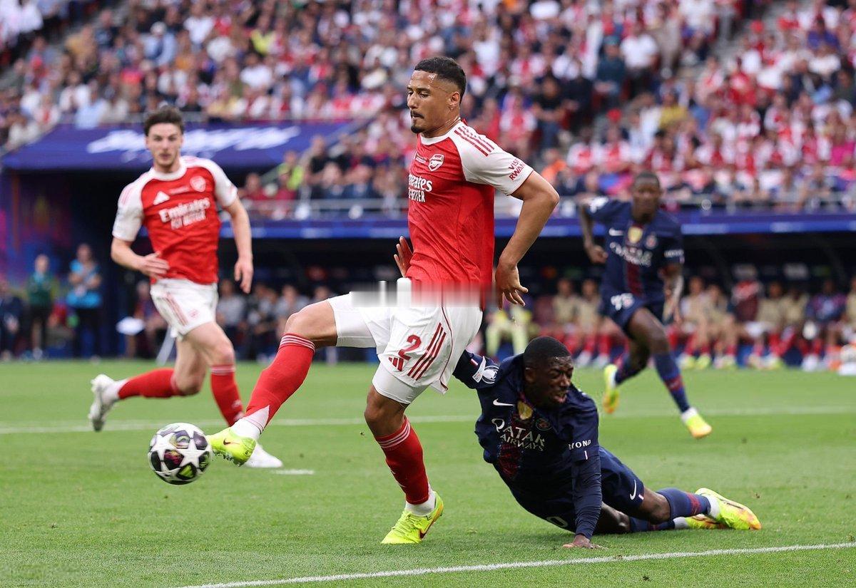 欧冠决赛William Saliba & Ousmane Dembélé 