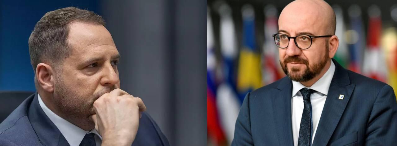 乌克兰总统办公室主任叶尔马克，刚和前欧洲理事会主席米歇尔见了面，要联手给乌克兰打