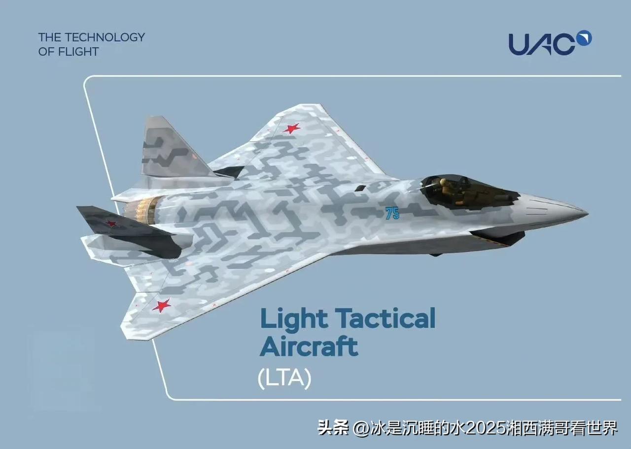 转发分享一组互联网出现的俄罗斯空天军最新的第五代中型战斗机苏-75的假想图。这款