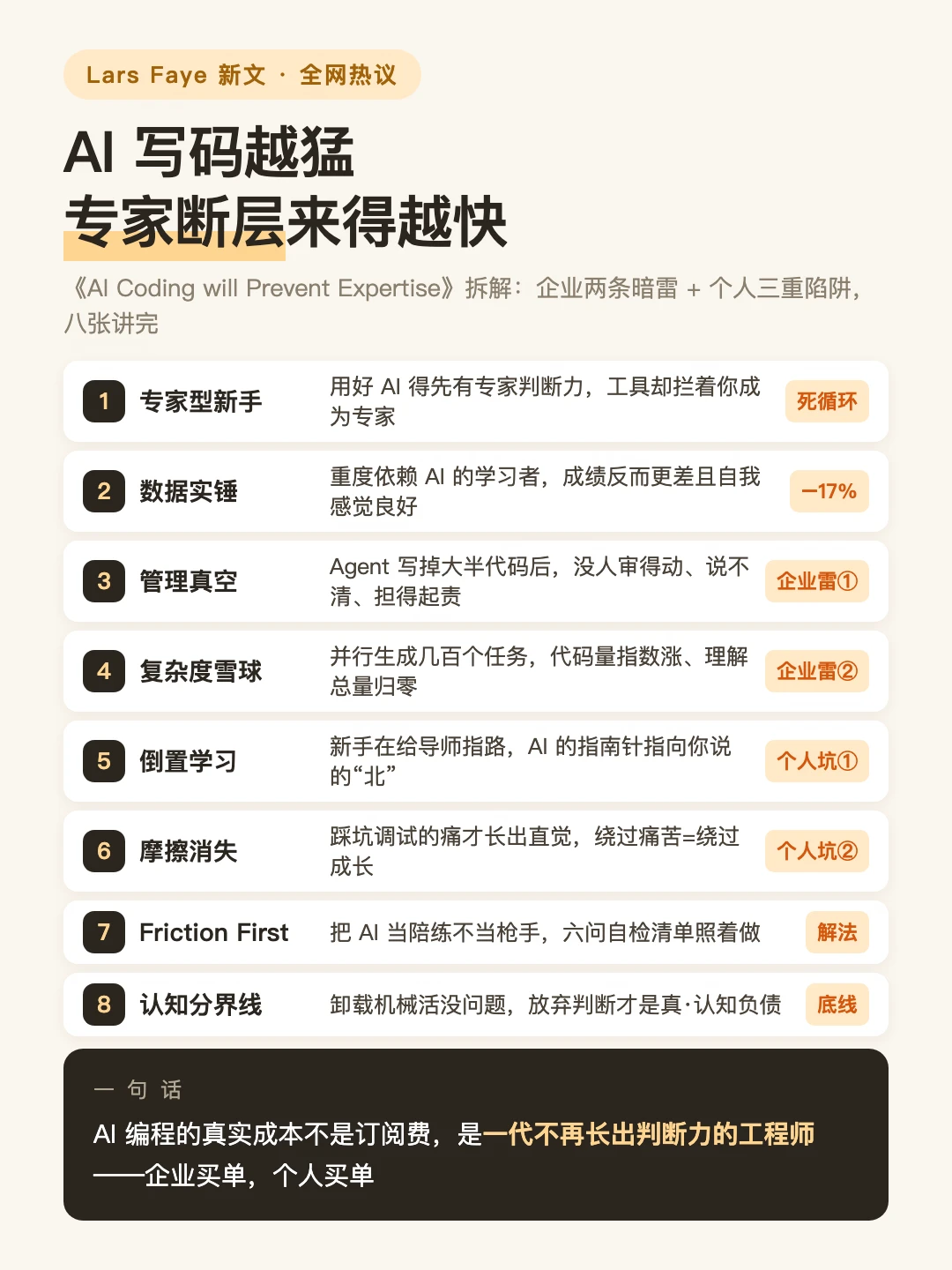 AI编程的真实成本是一代废掉的工程师？