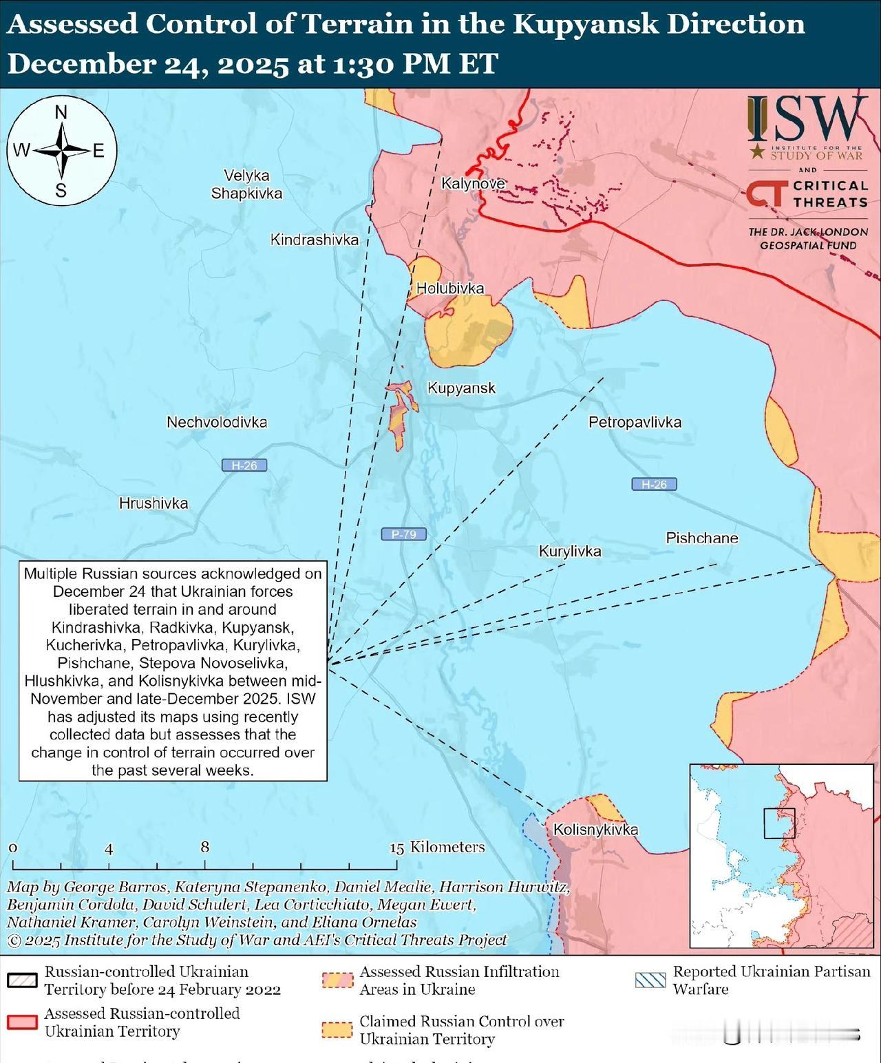 与克里姆林宫有关联的军事博客作者承认乌克兰军队在库皮扬斯克方向取得了重大胜利，并