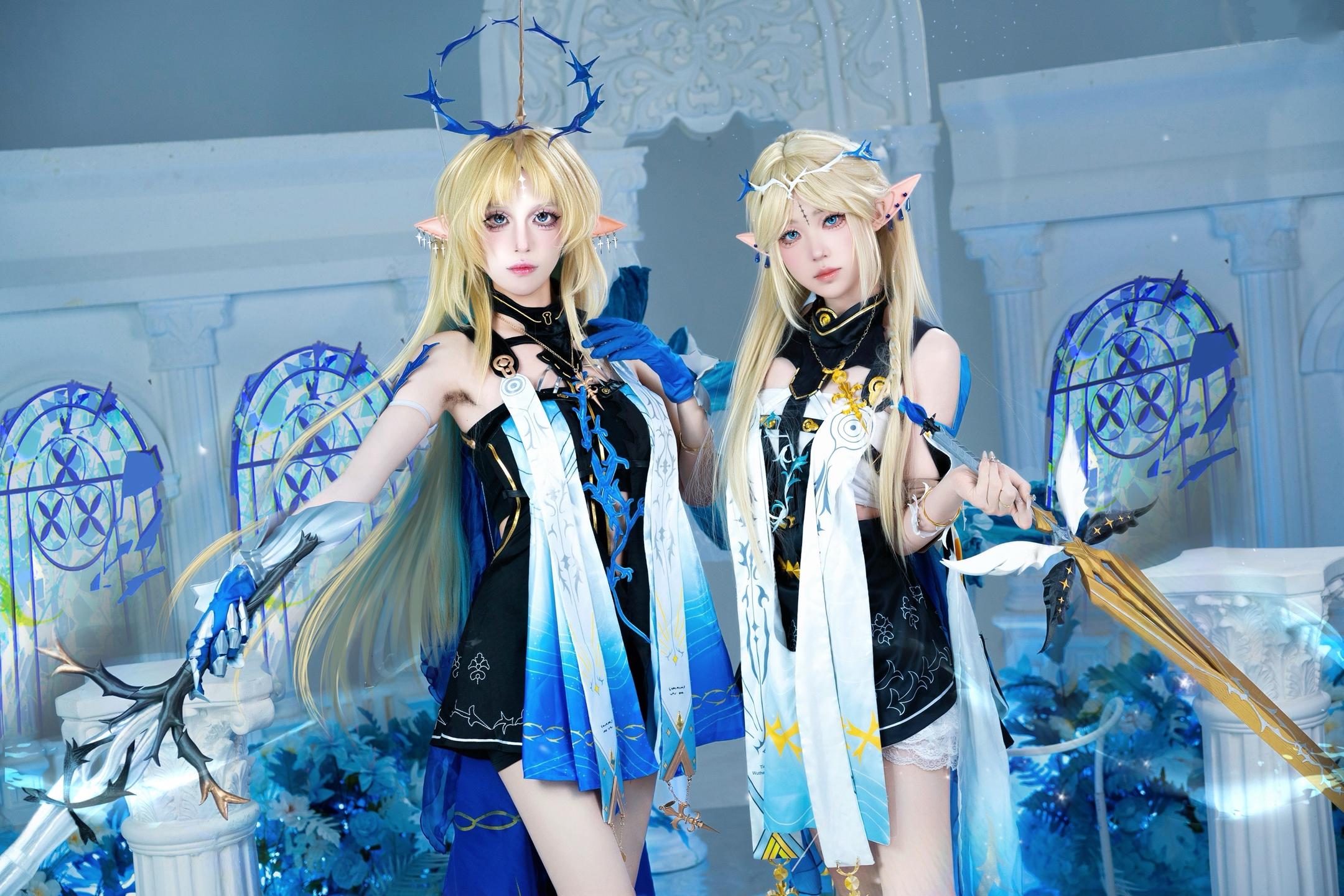 鸣潮 cos 正片 大小卡