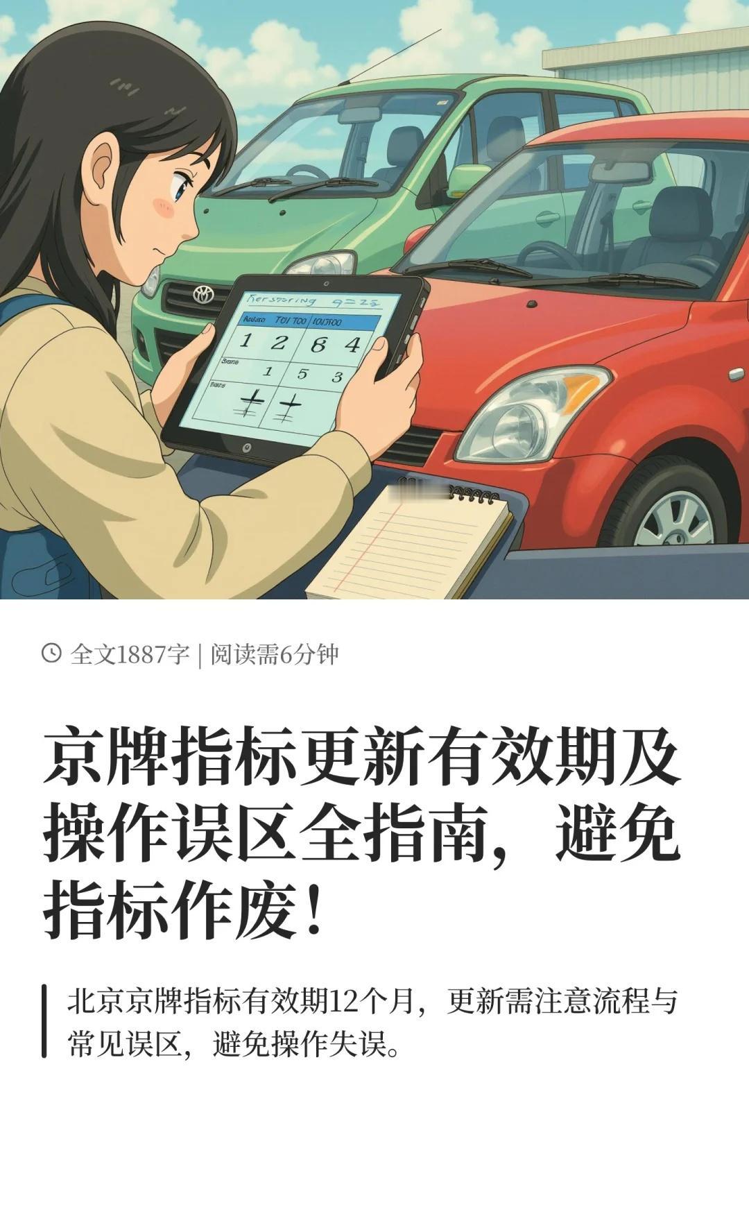 京牌指标更新有效期及操作误区全指南
北京 京牌 北京摇号 小客车指标