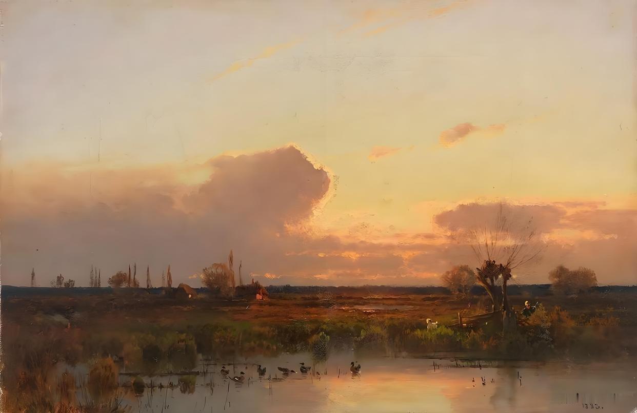 波兰画家亚历山大·斯维谢夫斯基的油画风景，风景遇见艺术遇见美好 ​​​