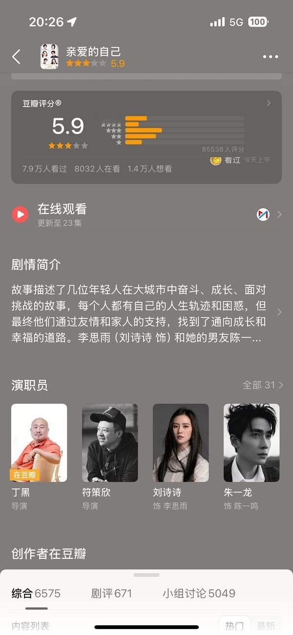 有没有可能这俩都不是芒果史冠。芒果TV台前真史冠是这部亲爱的自己。而且是双史冠。