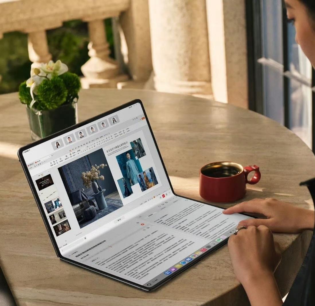 华为官宣全新鸿蒙折叠电脑，打工人、设计师狂喜！新一代华为MateBook Fol
