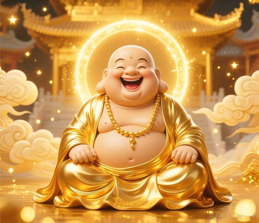 看到弥勒佛是不是也一下子嘴角上扬了呀？笑可以去浊，可以驱散负能量，可以让自己的运