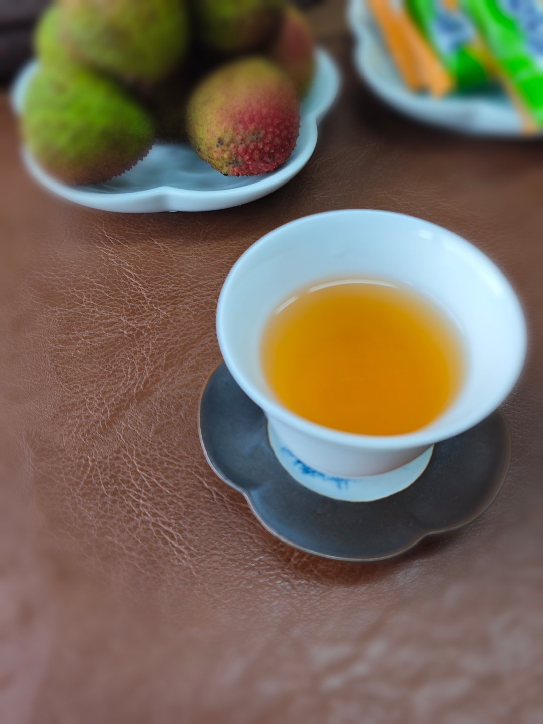 聊天，喝茶 