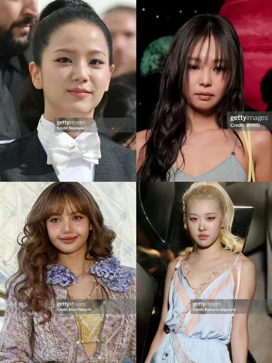 BLACKPINK巴黎时装周G社生图朴彩英 LISA 金智秀 JENNIE ​​