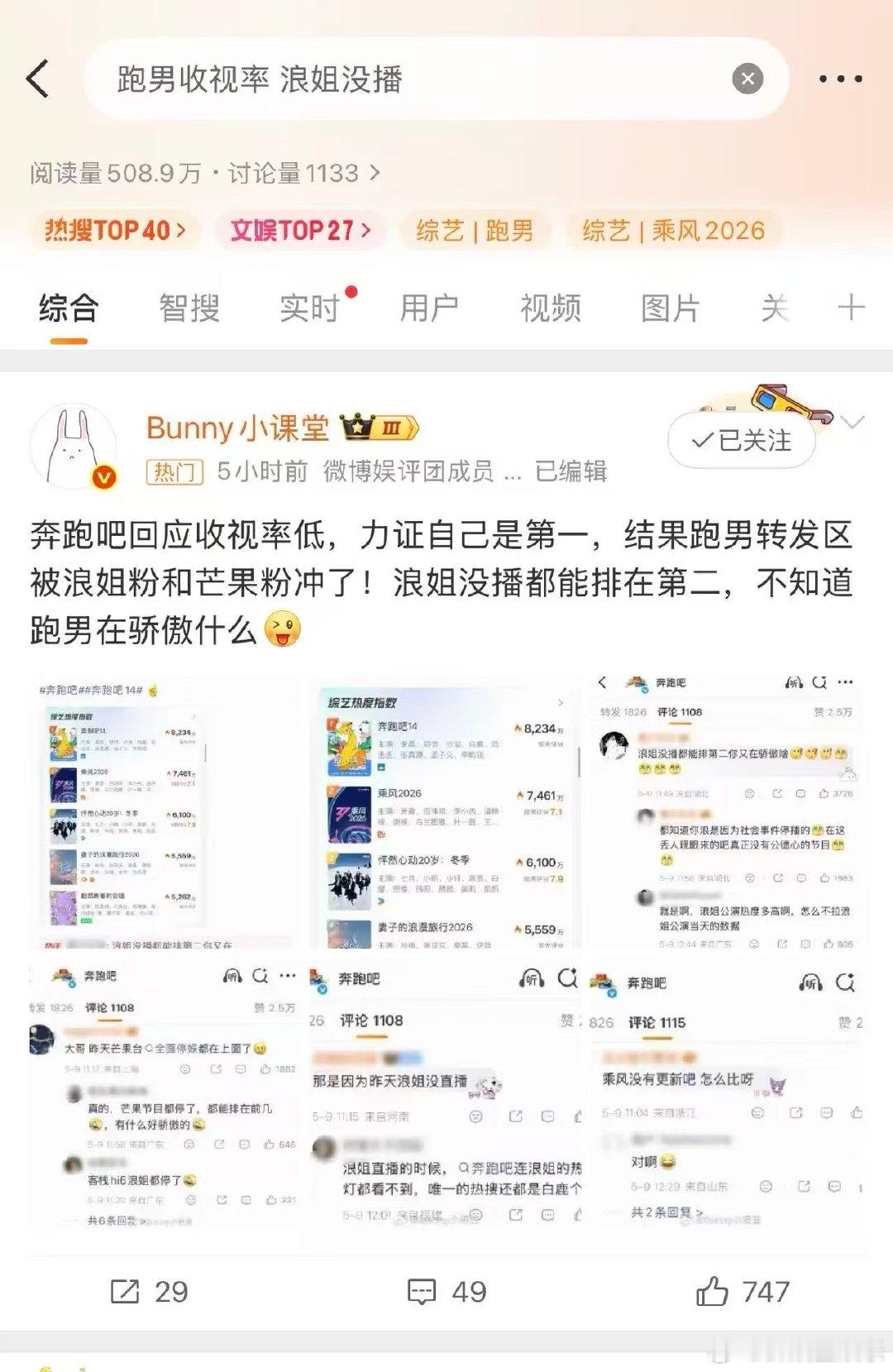 浪姐真正的1来了乘风2026本周停更热度丝毫未退，三榜第一稳稳拿捏，含金量毋庸置