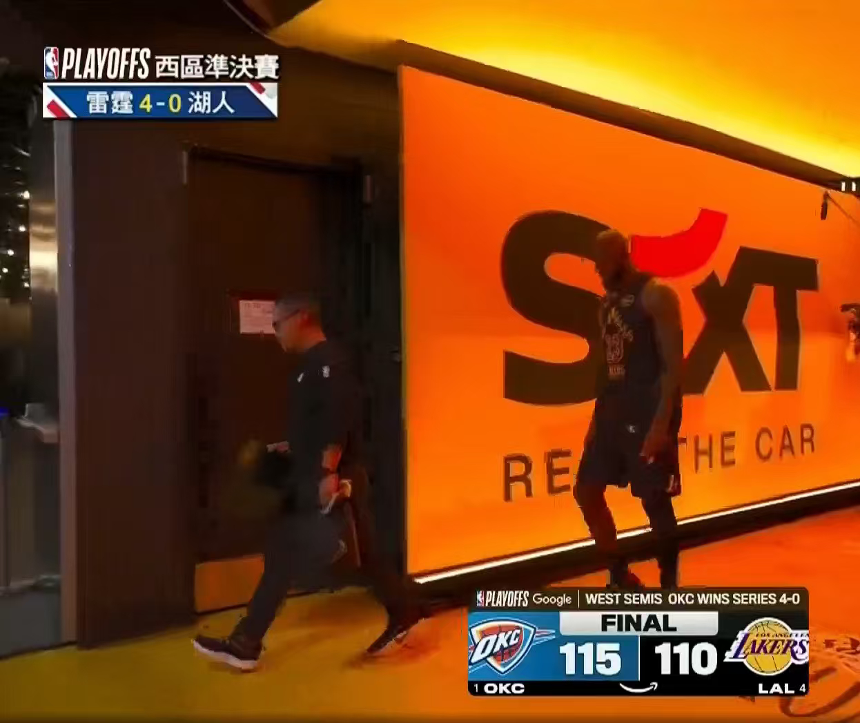 紫金吾皇败犹荣，爱詹亘久至山盟 今日NBA季后赛，以115-110战胜湖人，大比