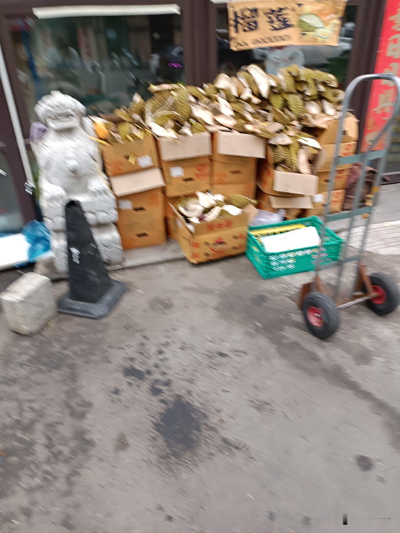 今年榴莲热销
榴莲产于南方，今年在北方热销，价格不菲，最贵1斤45元，便宜也得1