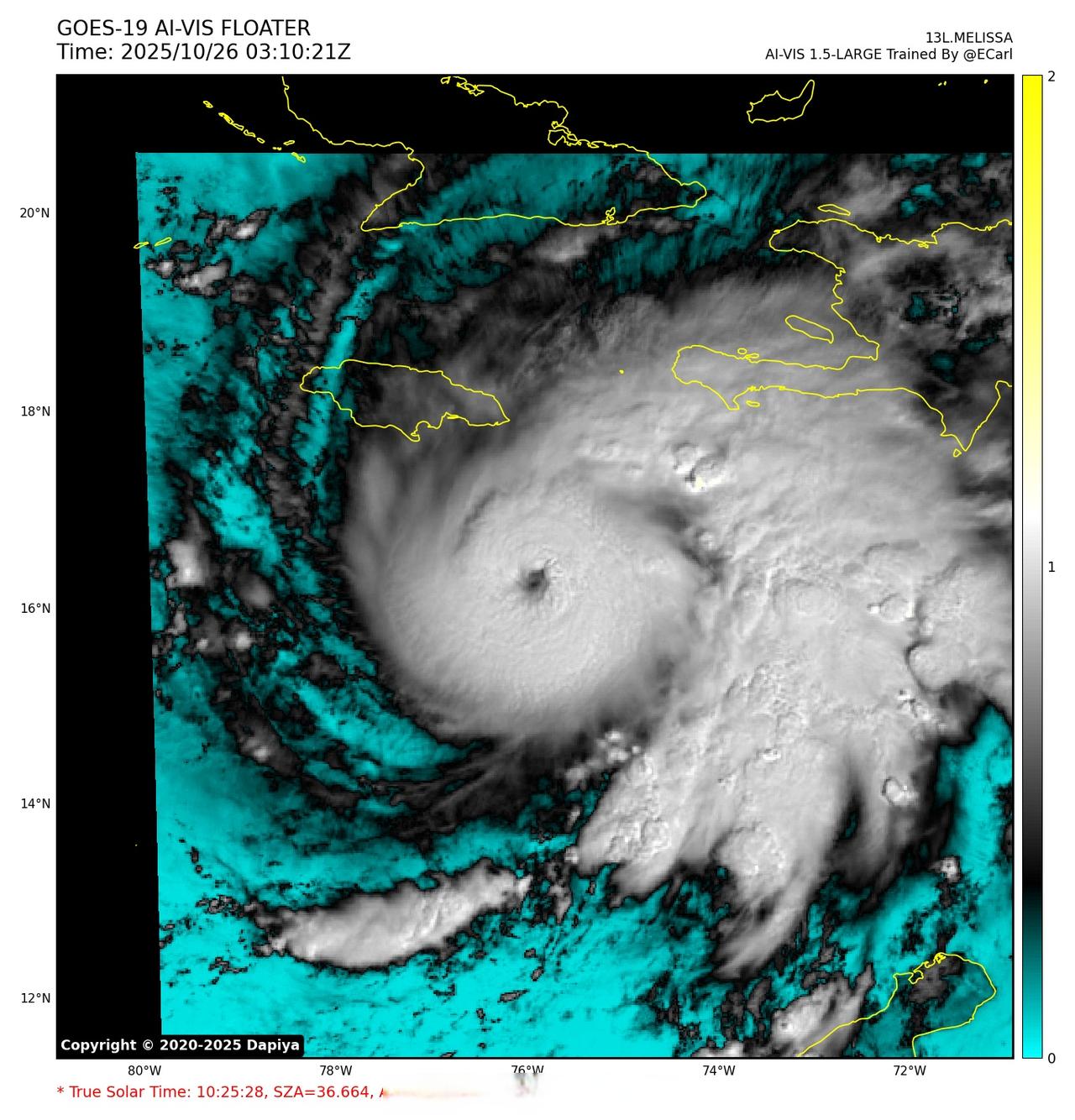 【飓风梅利莎冲击今年风王，牙买加古巴面临巨大威胁】近期加勒比海飓风梅利莎成为全球