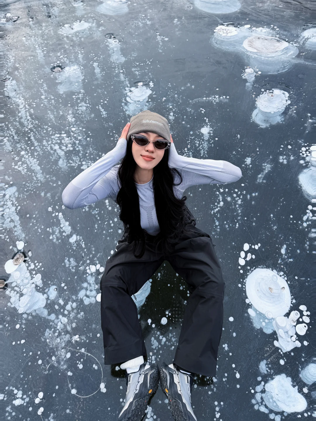 不是冰岛是北京🧊桃源仙谷气泡湖看了！