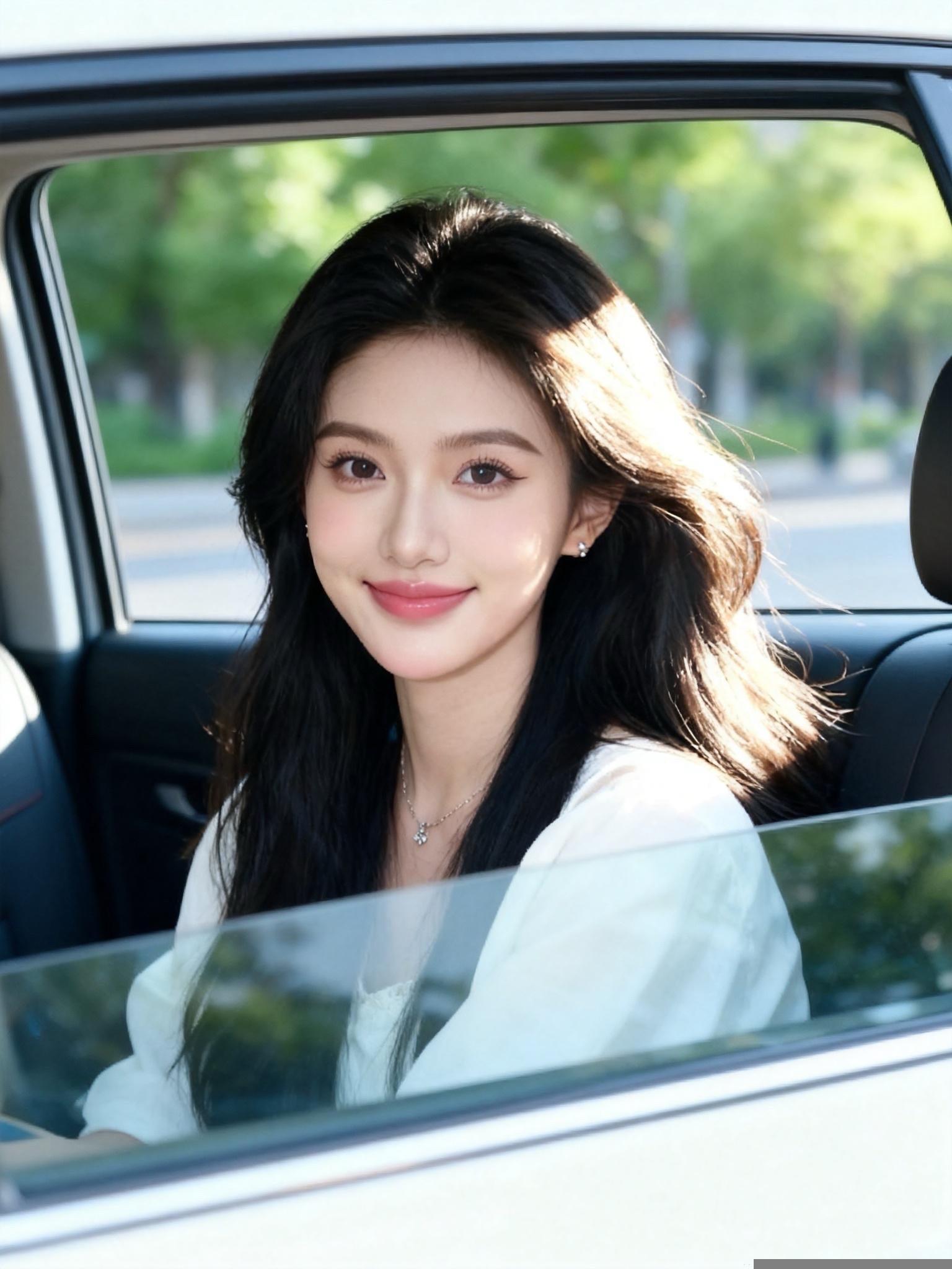 一张照片能让你生成四种不同的车内写真，还不赶快来试试～