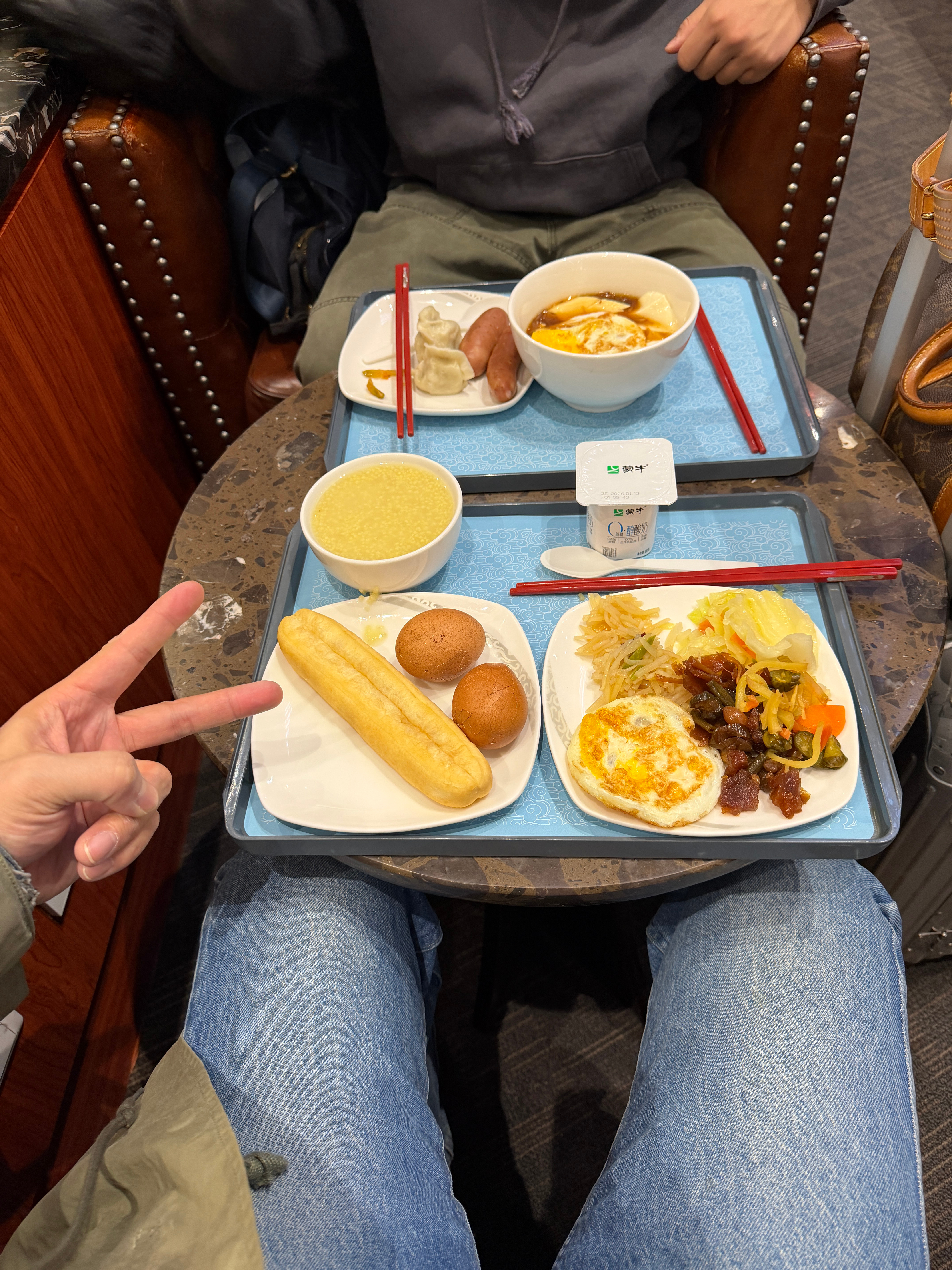 早餐是国航请的梦想家ALI早餐 北京·首都机场T3航站楼