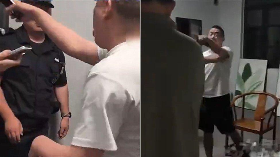 凤凰新闻【非法代孕窝点现场曝光，男子当着警察的面拖拽女记者】5月26日，杭州市民