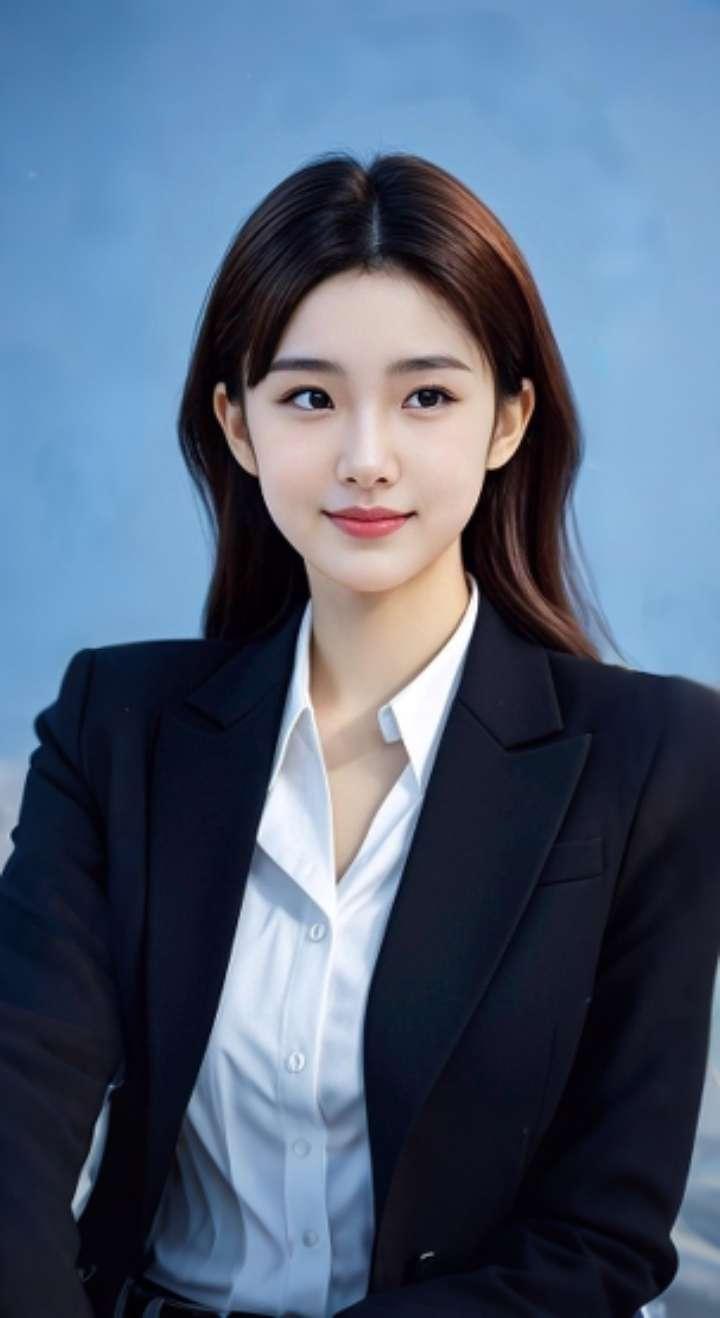 AI扩图 AI职场丽影