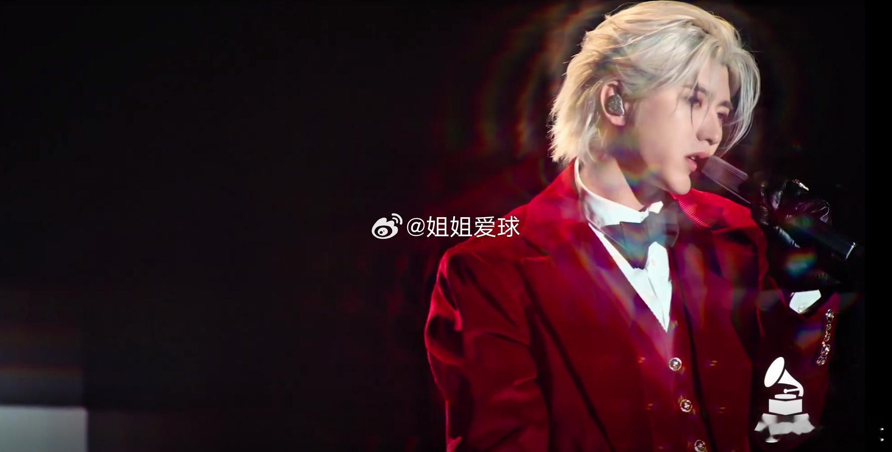 #蔡徐坤 格莱美# 蔡徐坤在上合音乐的呈现上面永远都会给我们带来很多的一些魅力，