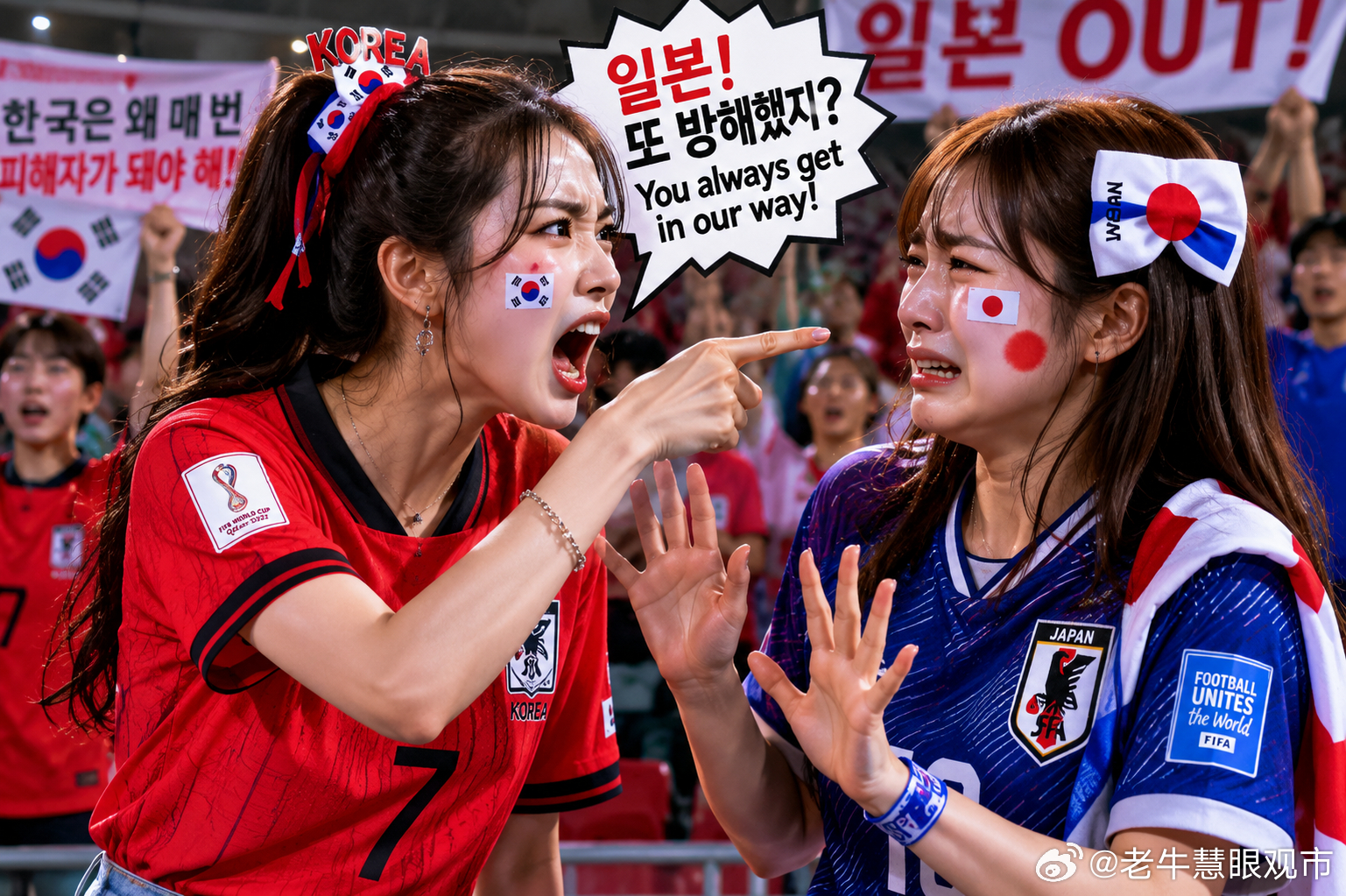 韩国网友感谢西班牙韩国球迷这次真得谢谢西班牙，1比0击败乌拉圭，把乌拉圭按在2分