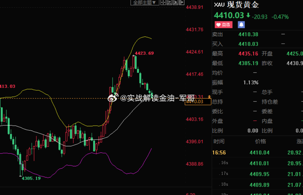 4410多 参考金价黄金黄金投资未来走势黄金 散户黄金分析 ​​​