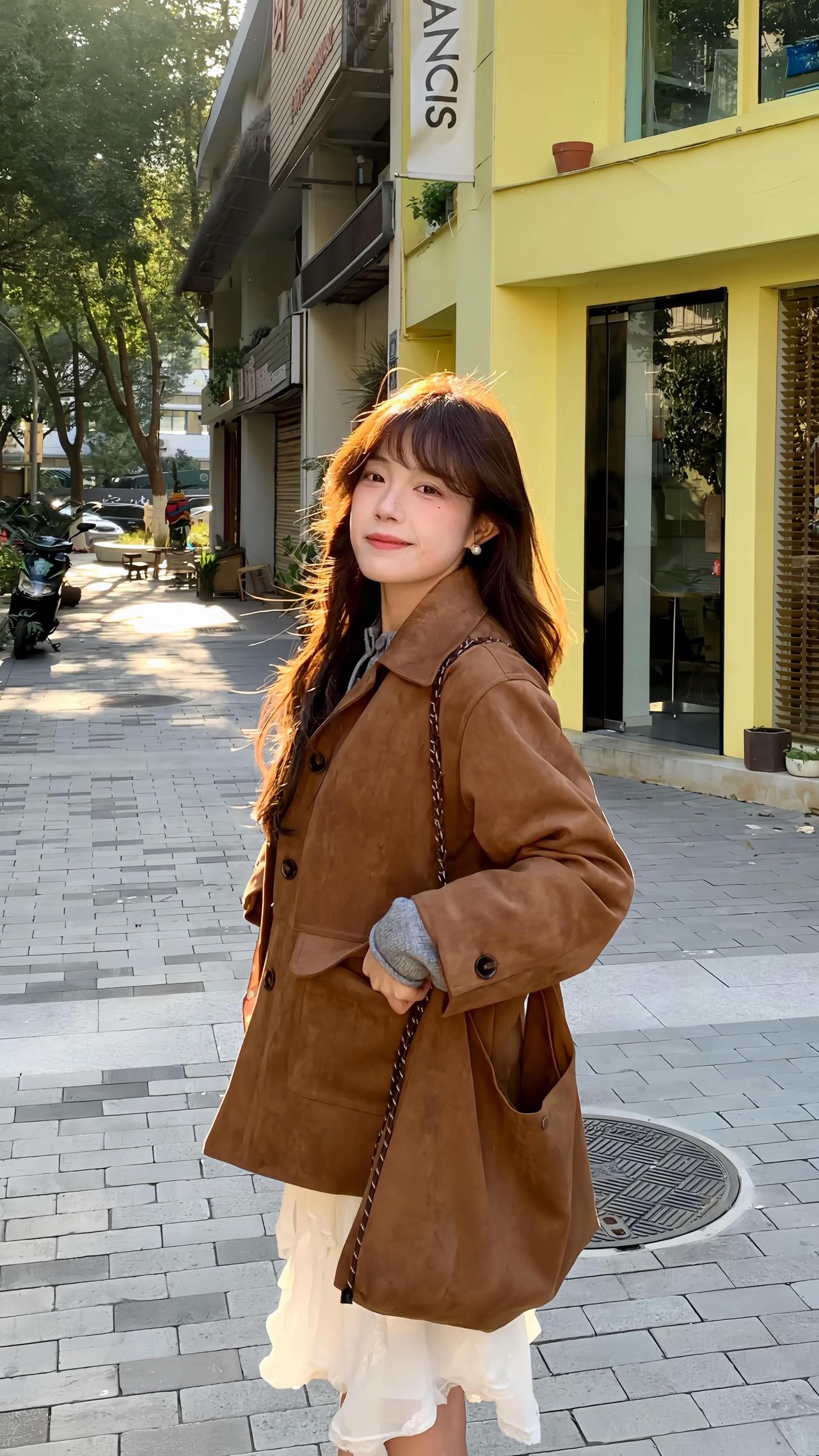 秋冬穿搭  拍照姿势