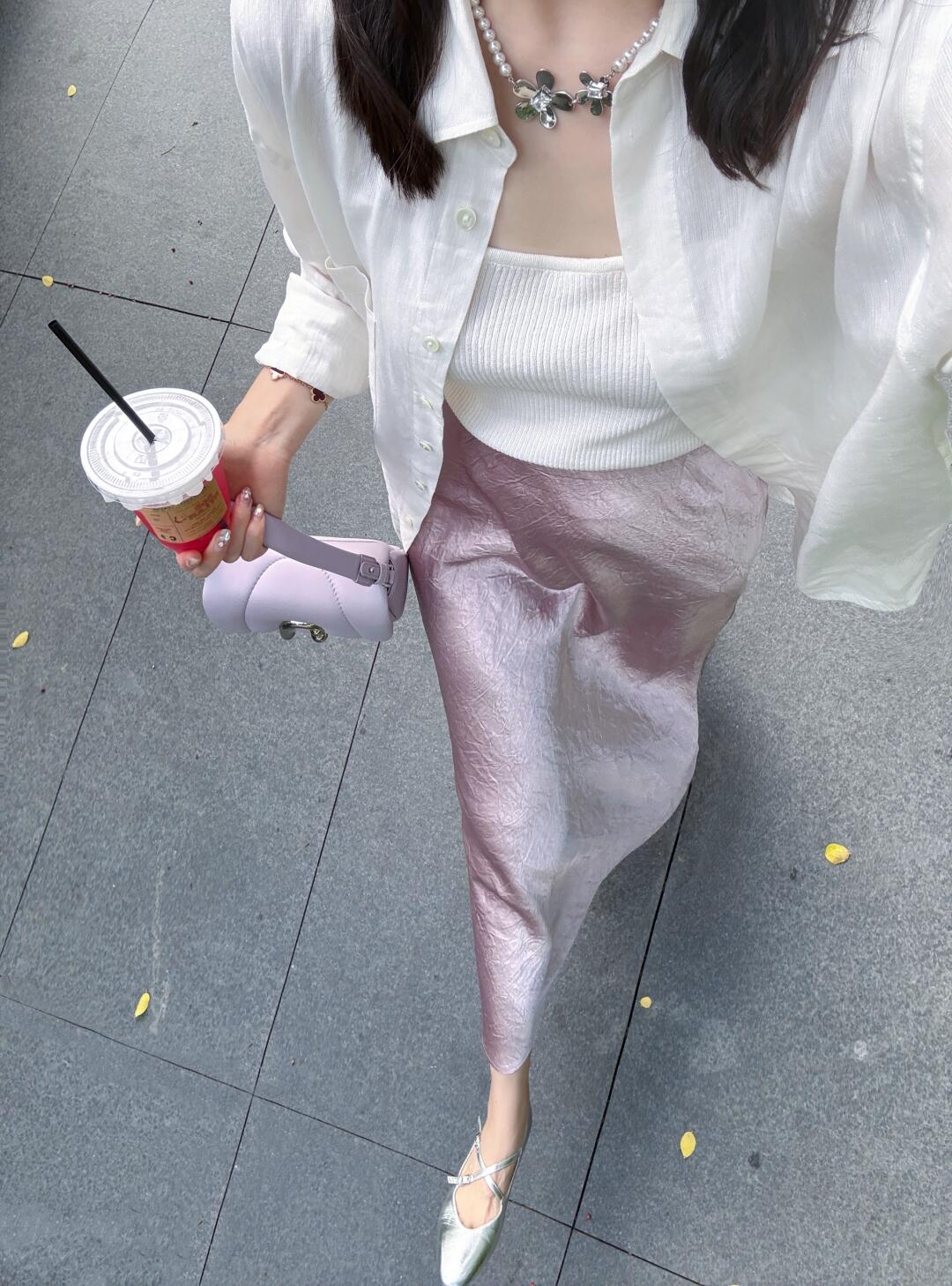 亚麻衬衫搭万物🍇慵懒又高级的打工穿搭拿捏