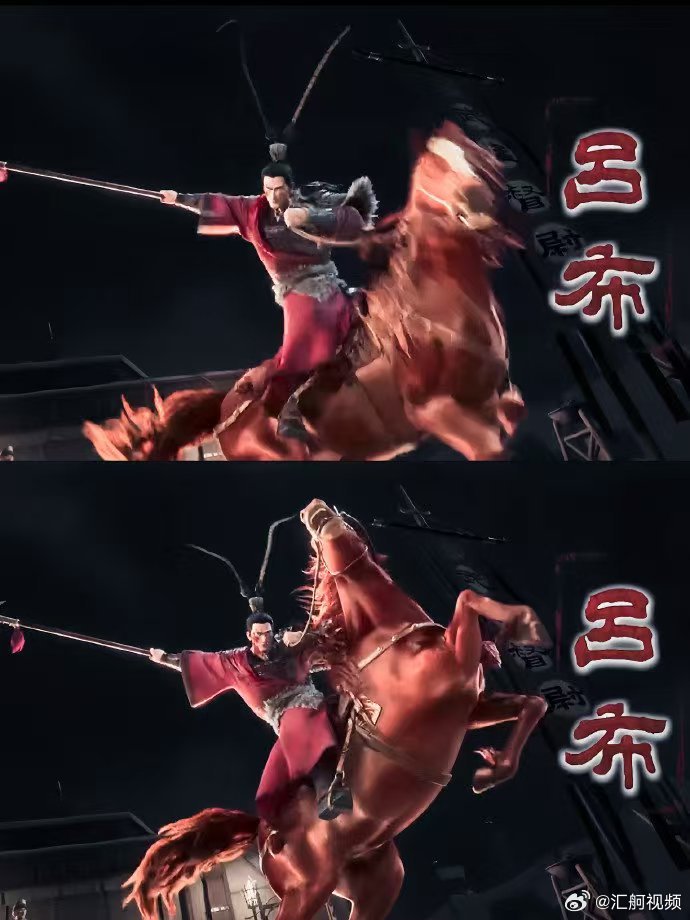吕布怎么长得这么爽 谁点映结束还在回味吕布的出场！本来是冲着曹操袁绍的剧情进场，