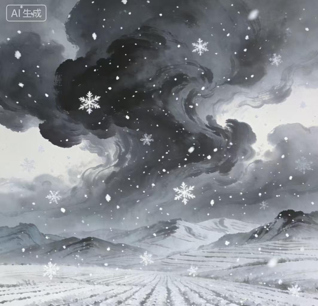 雪的独白
               （珠乡小女）
 
我是天空卸下的羽毛
带