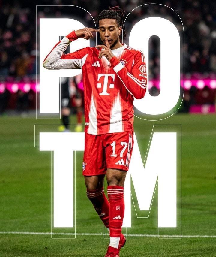 实至名归！奥利塞当选拜仁慕尼黑1月最佳球员

北京时间2月13日，拜仁慕尼黑官方