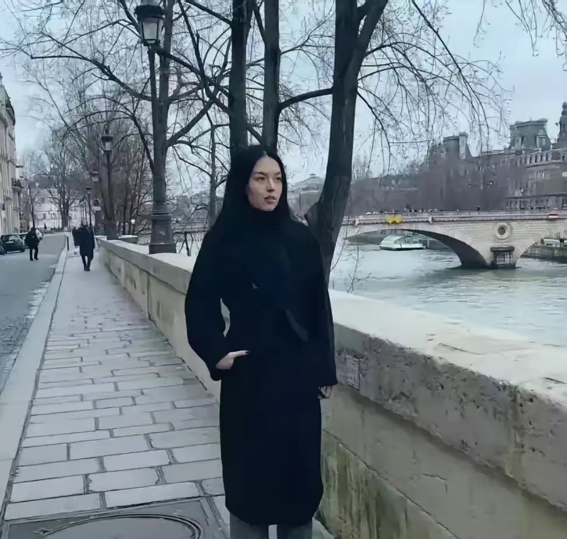 独自在美国街头散步的女孩，不知道要去向何处？她的父亲是央视节目主持人，曾经在“幸