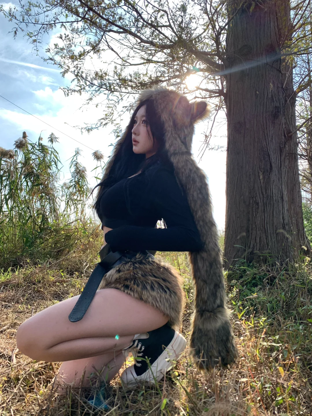 CAUTION：Cougar in area ⚠️