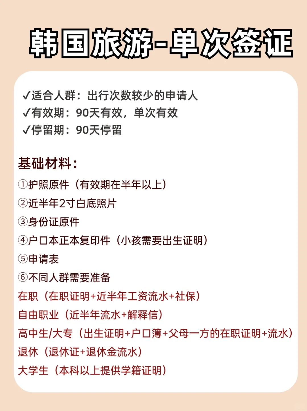 韩国签证现在怎么变得这么简单了？！