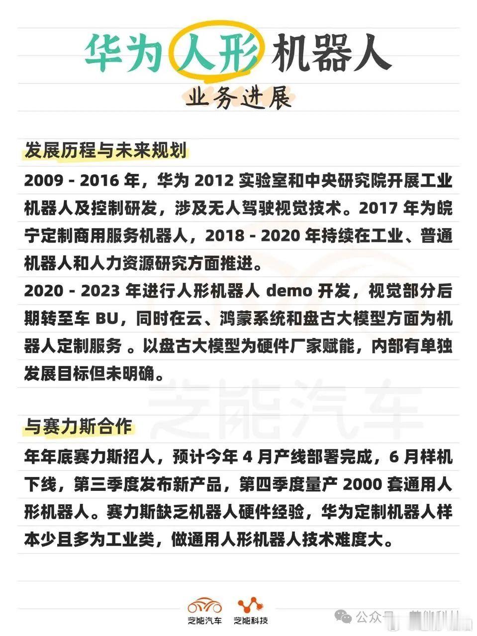 人形机器人成为科技焦点，华为依托盘古大模型与鸿蒙系统布局，与赛力斯合作量产。其研