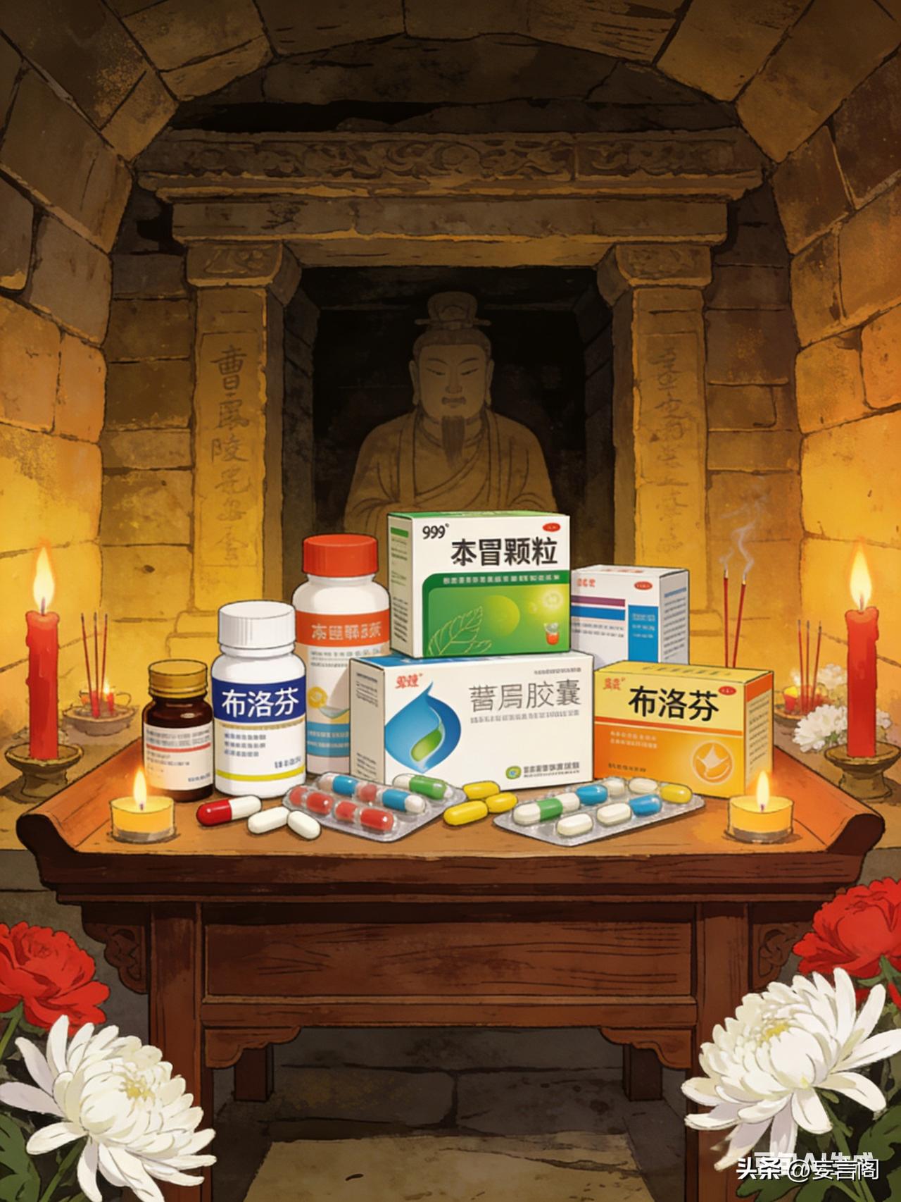 曹操墓前被布洛芬堆满！跨越1800年，后人终于给枭雄送对药了
 
谁能想到，一代