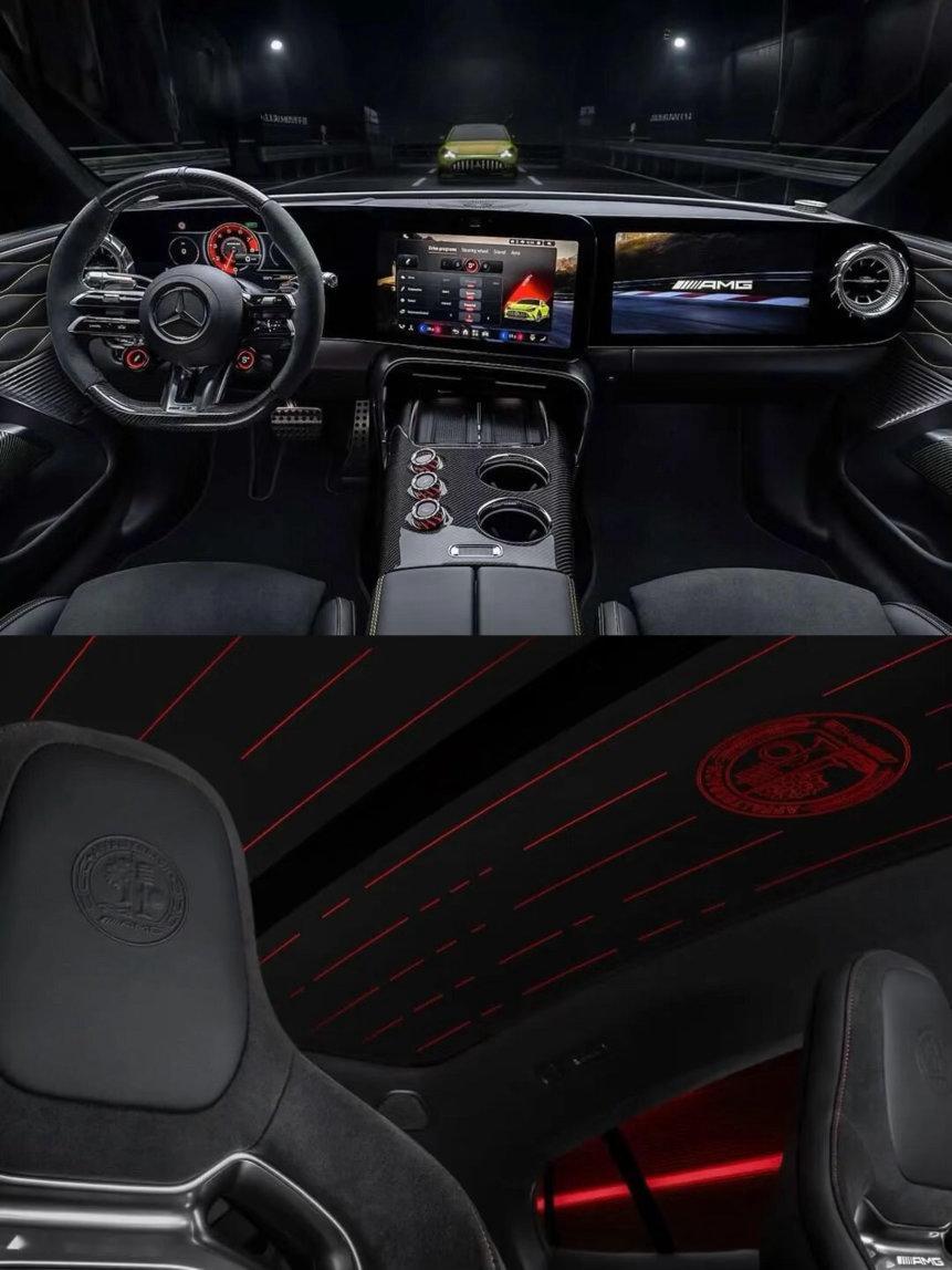 全新AMG GT👉四门轿跑官图我第一眼见到奔驰新出这车，也是一惊！不过好像和概