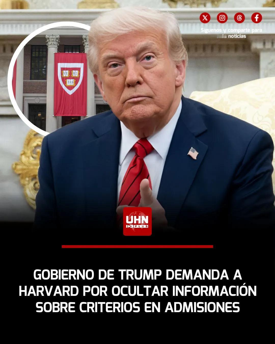 | 美国司法部宣布，已对哈佛大学提起新的诉讼，指控其拒绝交出有关招生过程中种族因