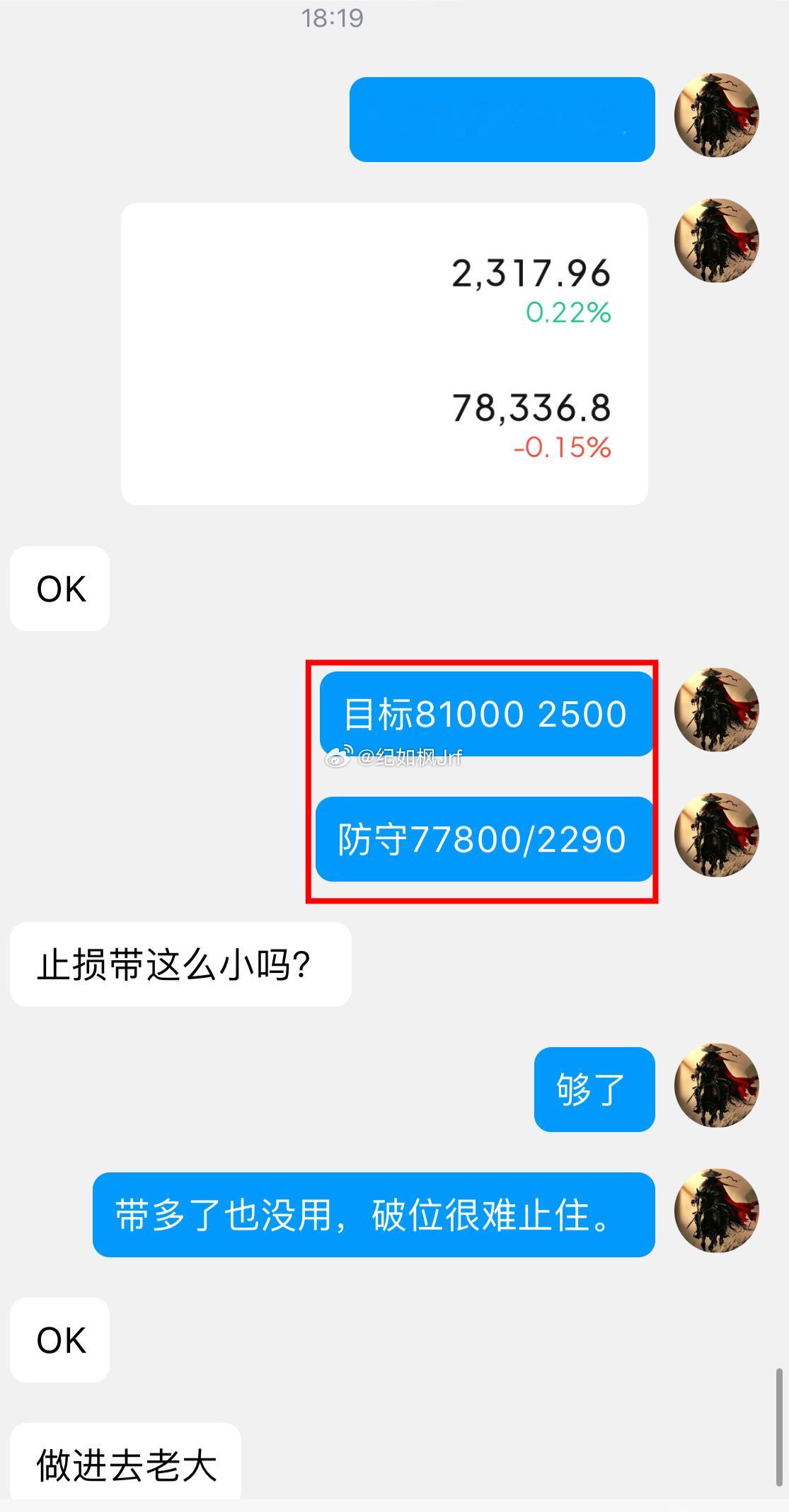 今晚的思路还是低多，我们已经重新接了，防守的参考77800/2290即可，回踩就