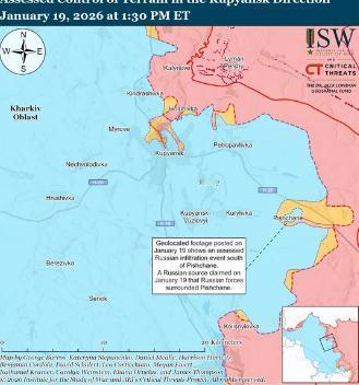 图文：美战争研究所：乌军在库皮扬斯克附近建立了一个战术杀伤区可在俄军接近阵地之前