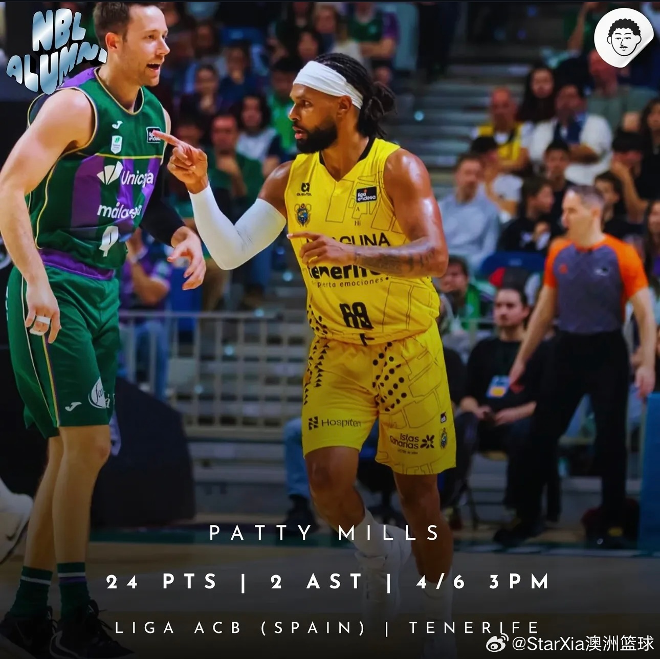 加盟新东家第一场，LIGA ACB正式比赛，米神这数据是认真的么NBA