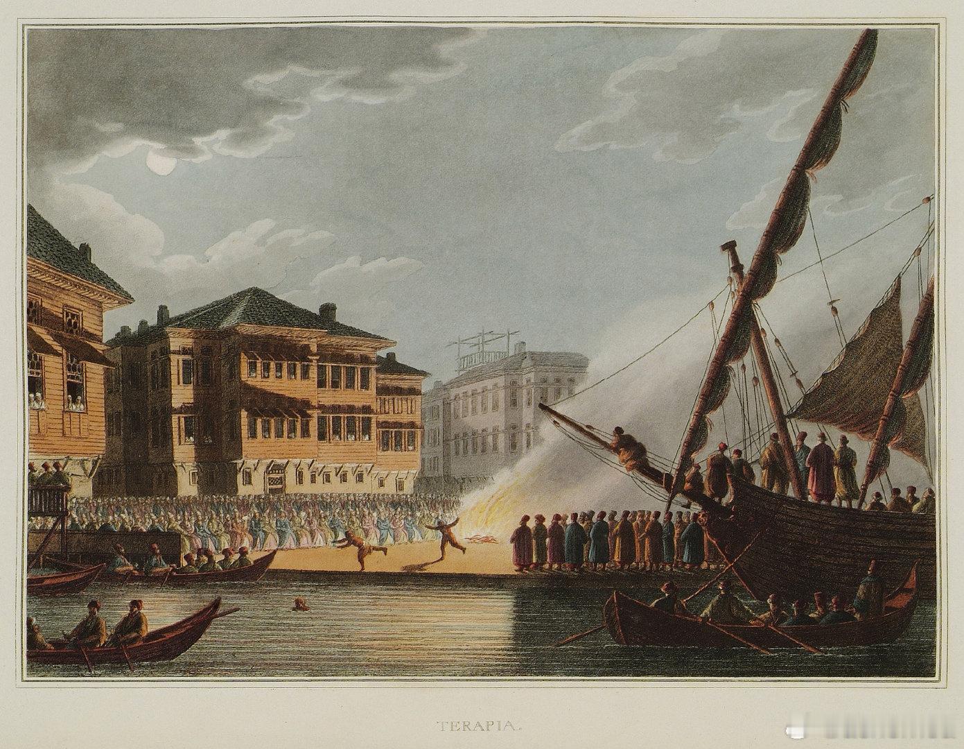 西洋历史文化鱼缸 意大利画家路易吉·迈耶(Luigi Mayer ,1755–1