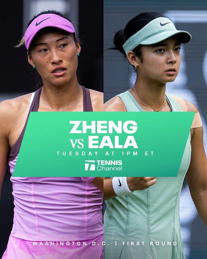 预告：
WTA500华盛顿首轮
23:00，🇨🇳王欣瑜vsQ帕雷哈🇺🇸