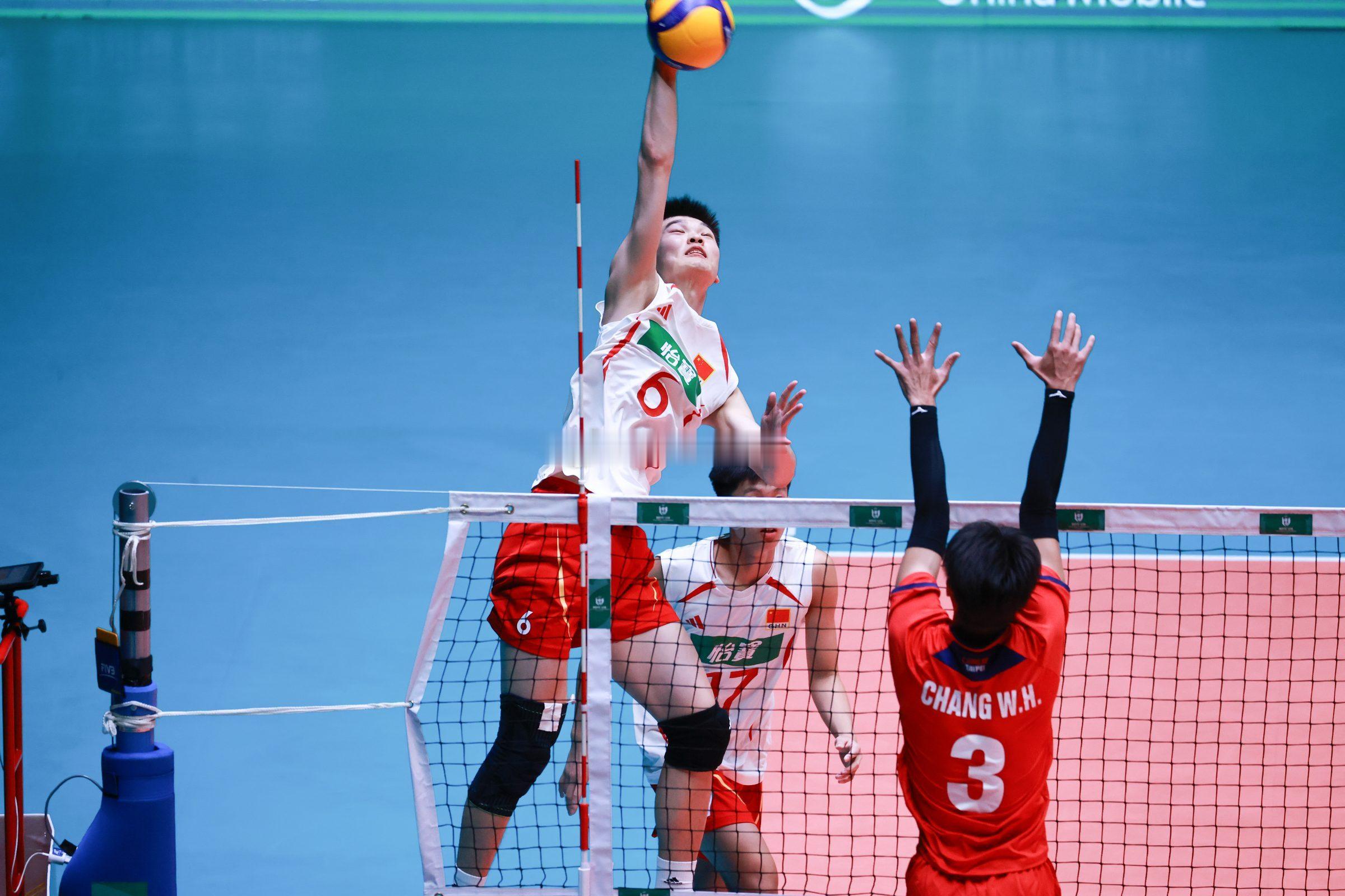 【中国U18男排遭中国台北队大逆转】2026年U18亚洲男排锦标赛A组第三轮，东