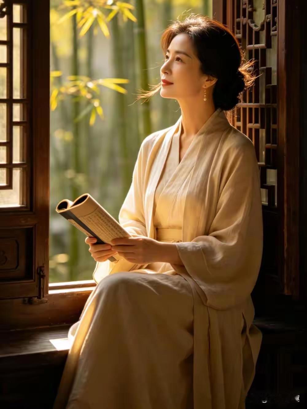 清风绕舍人无事，
细雨浇苗地更肥。
横批：《清风与细雨》