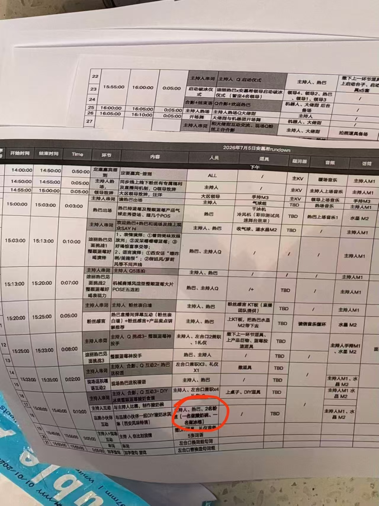活动流程 