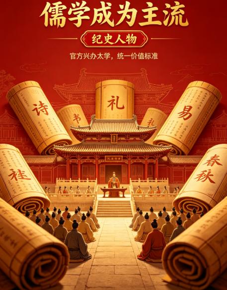 很多人从小就被灌输：董仲舒是罪人。
因为他一句罢黜百家，独尊儒术，终结了百家争鸣