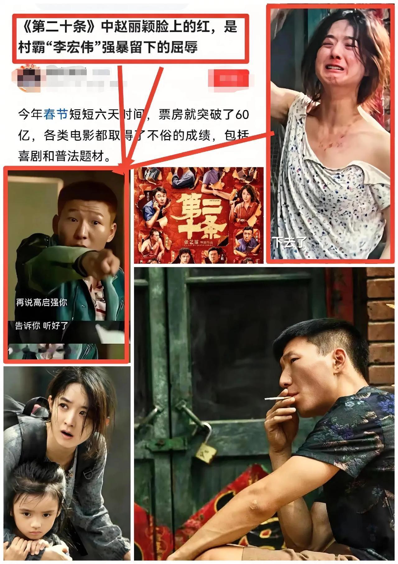阿如那的《第二十条》：赵丽颖的泪，村霸“李宏伟”的耻，演技炸裂震撼全场


在电