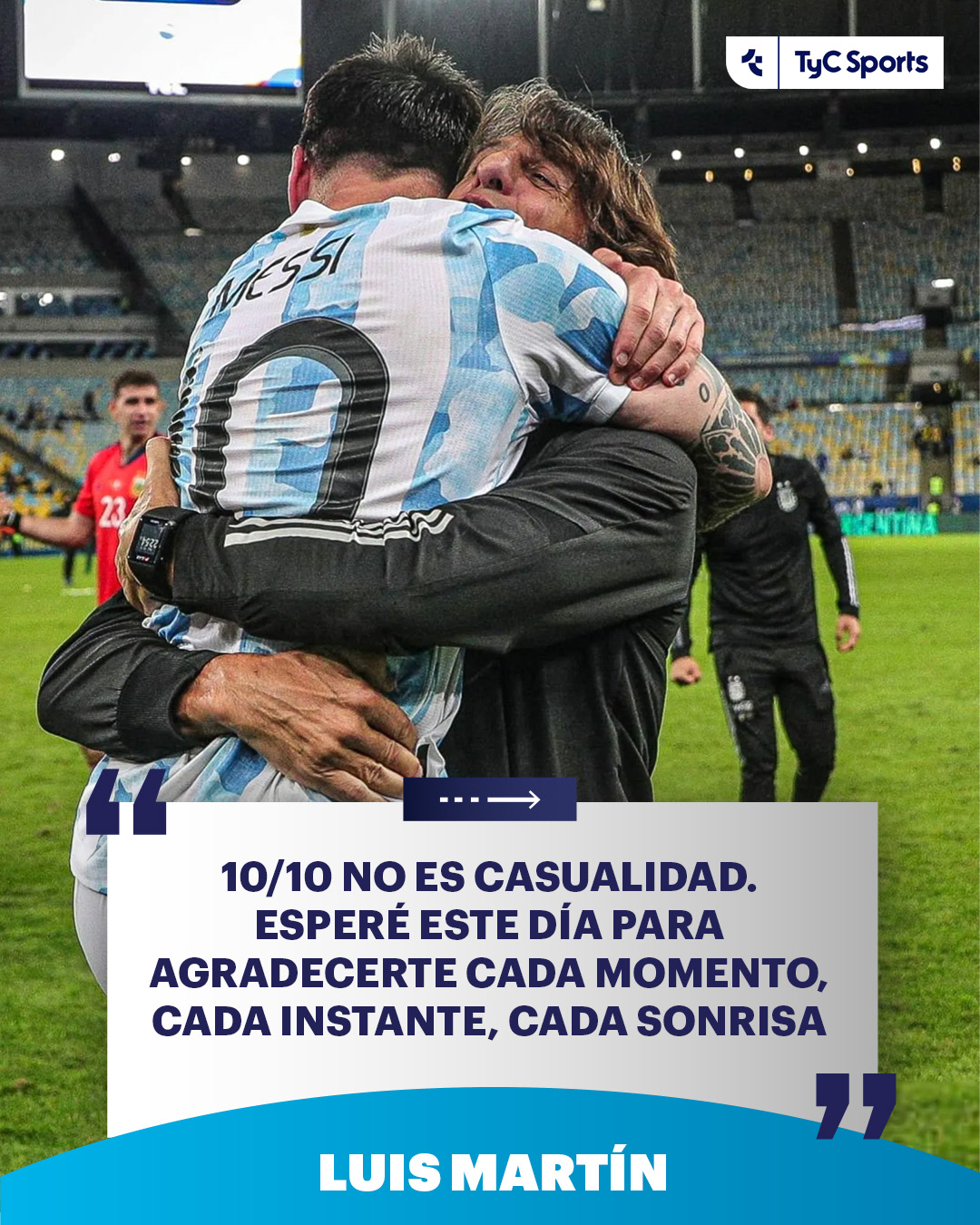 📌❤️【好用心且细腻的美言】TyC转载报道，🥹🇦🇷 利昂内尔·梅西从阿根