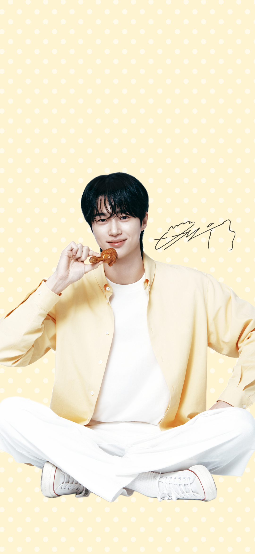 边佑锡 🩵 向全世界安利边佑锡校村炸鸡更新：本月的佑锡配送到啦”📱💛筒筒们
